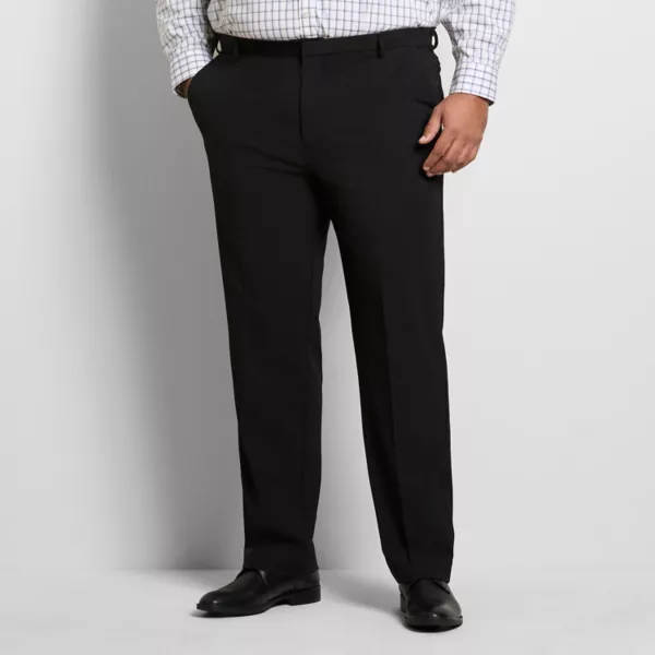 

Просторные прямые брюки Everyday Defense для высоких и полных мужчин Van Heusen, черный