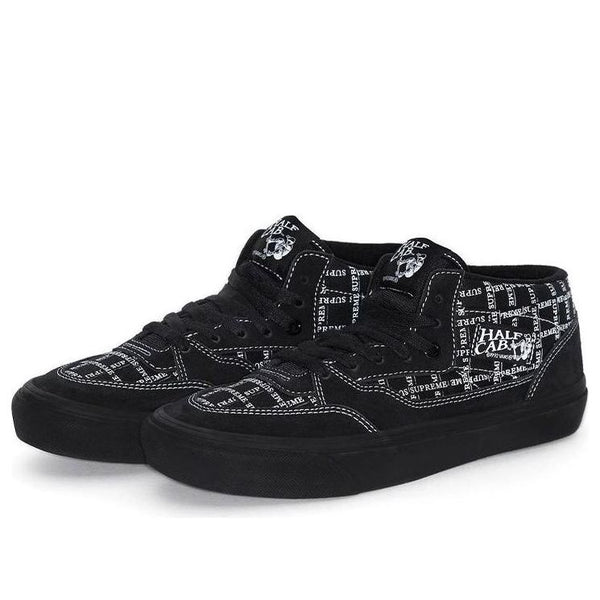 

Кроссовки supreme x half cab pro '92 'logo pattern - black' Vans, черный