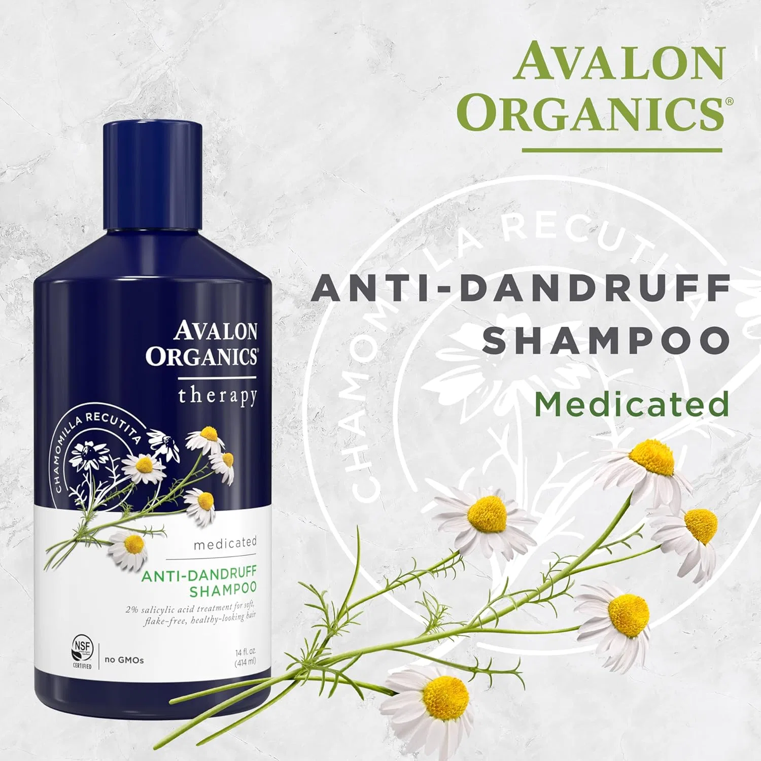 Лечебный шампунь от перхоти Therapy Medical от Avalon Organics, 400 мл Avalon Organics — фото 2