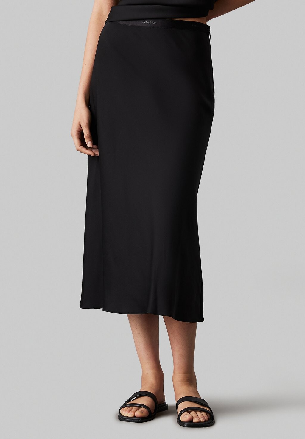

Юбка А-силуэта BIAS CUT MIDI Calvin Klein, черный