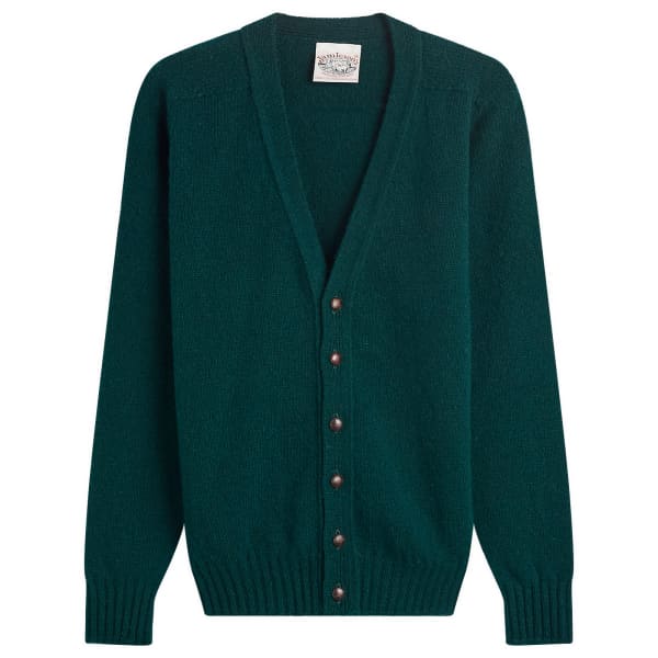 

Кардиган с V-образным вырезом от Jamiesons of Shetland Jamieson'S Of Shetland, Bottle