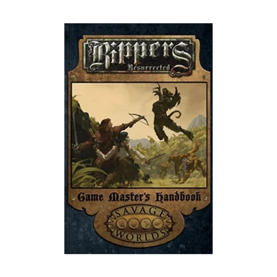 

Rippers Resurrected - Game Master's Handbook, Savage Worlds (Pinnacle/Great White Games), мягкая обложка