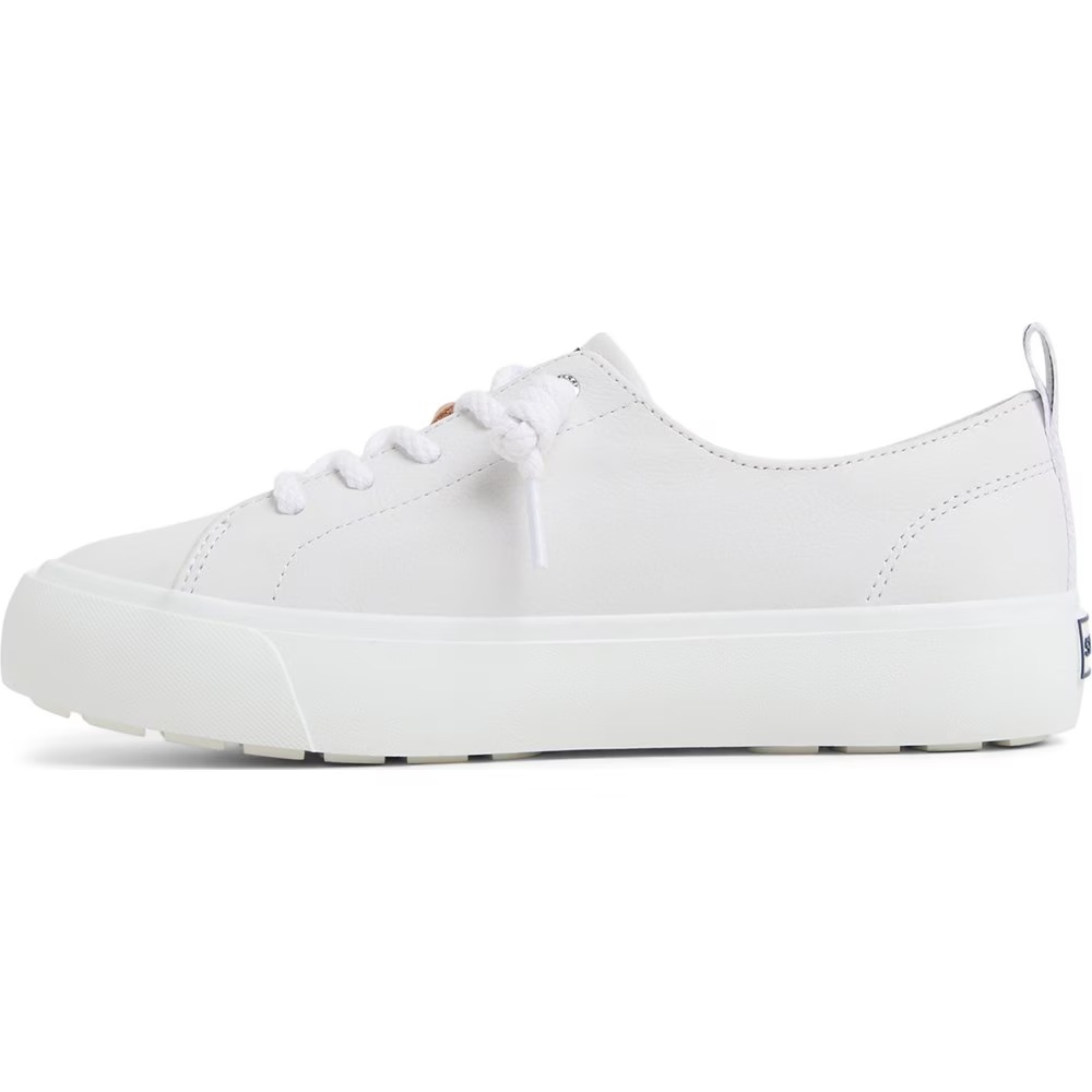 Кроссовки Cove из кожи на платформе со шнурками Sperry, белый — фото 3