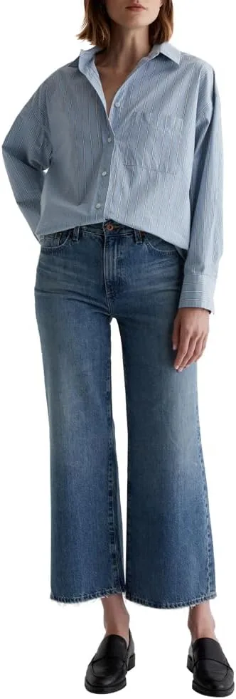 

AG Женские джинсы Saige Mid Rise Wide Leg