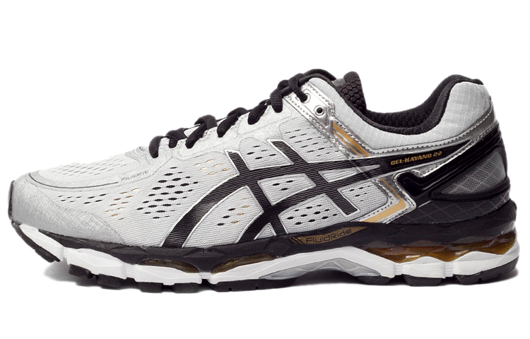 

Кроссовки мужские Gel-Kayano 22 с низким верхом, черные/белые/серебристые Asics