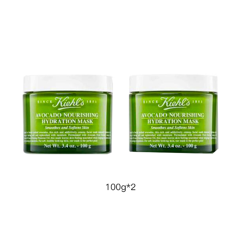 Маска для лица Kiehl's — Увлажняющая KEYANSHI с авокадо, насыщенная кремообразная текстура Увлажняет, 100 г — фото 4