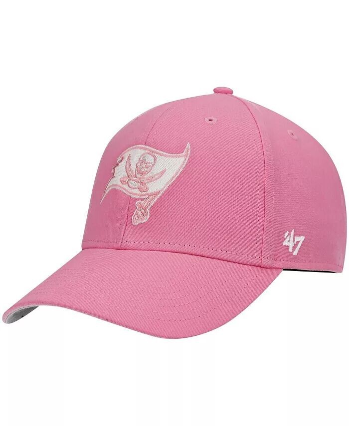 

Big Girls Pink Tampa Bay Buccaneers Rose MVP Регулируемая кепка '47 Brand