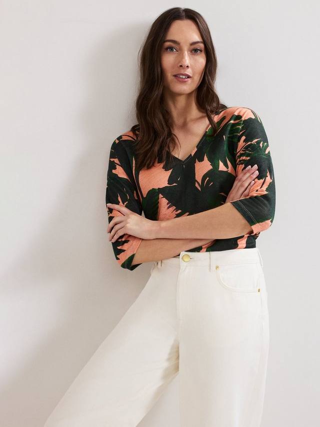 

Топ Flossie из льна Phase Eight