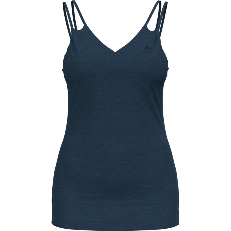 

Майка bl top v-neck singlet natural Odlo, голубой