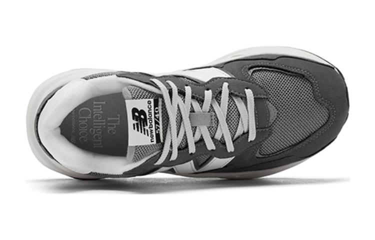 New Balance Износостойкая детская повседневная обувь серии NB 5740, серая, для подростков — фото 4