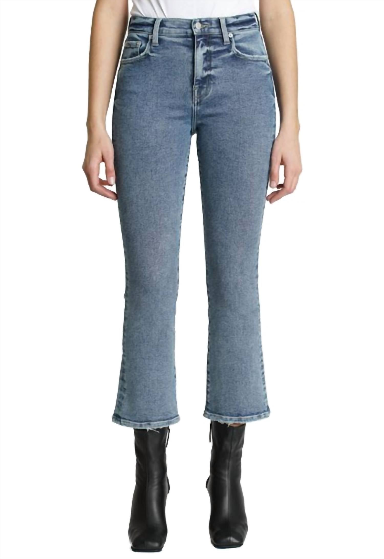 

Укороченные джинсы Lennon High Rise Boot Cut в Glitch PISTOLA