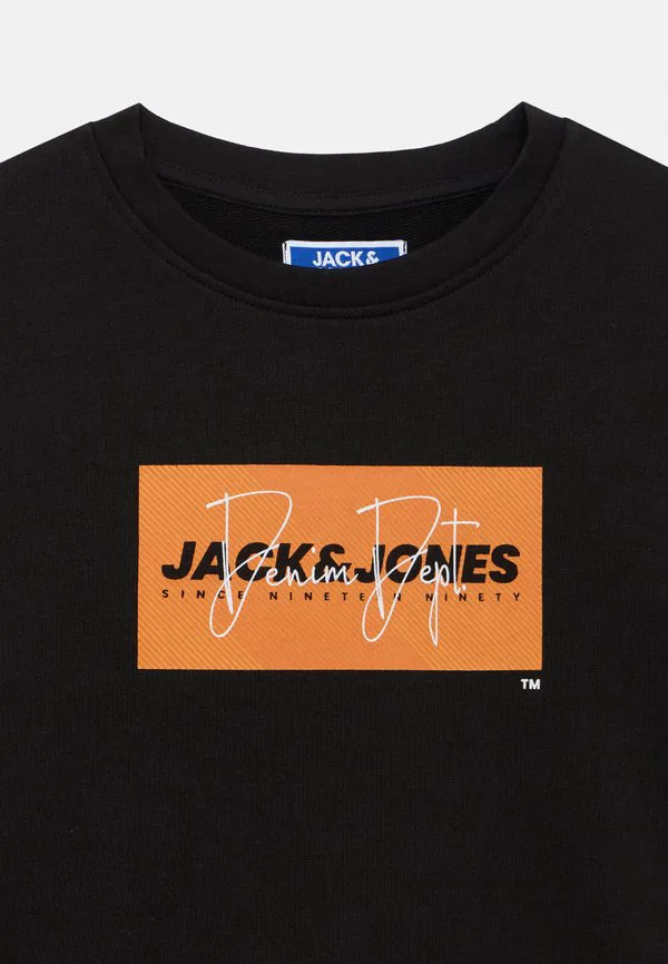 Толстовка jjcole crew Jack & Jones Junior, Black — фото 3