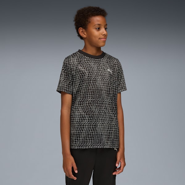 

Футболка с узором для больших детей Train All Day Essentials Puma, черный