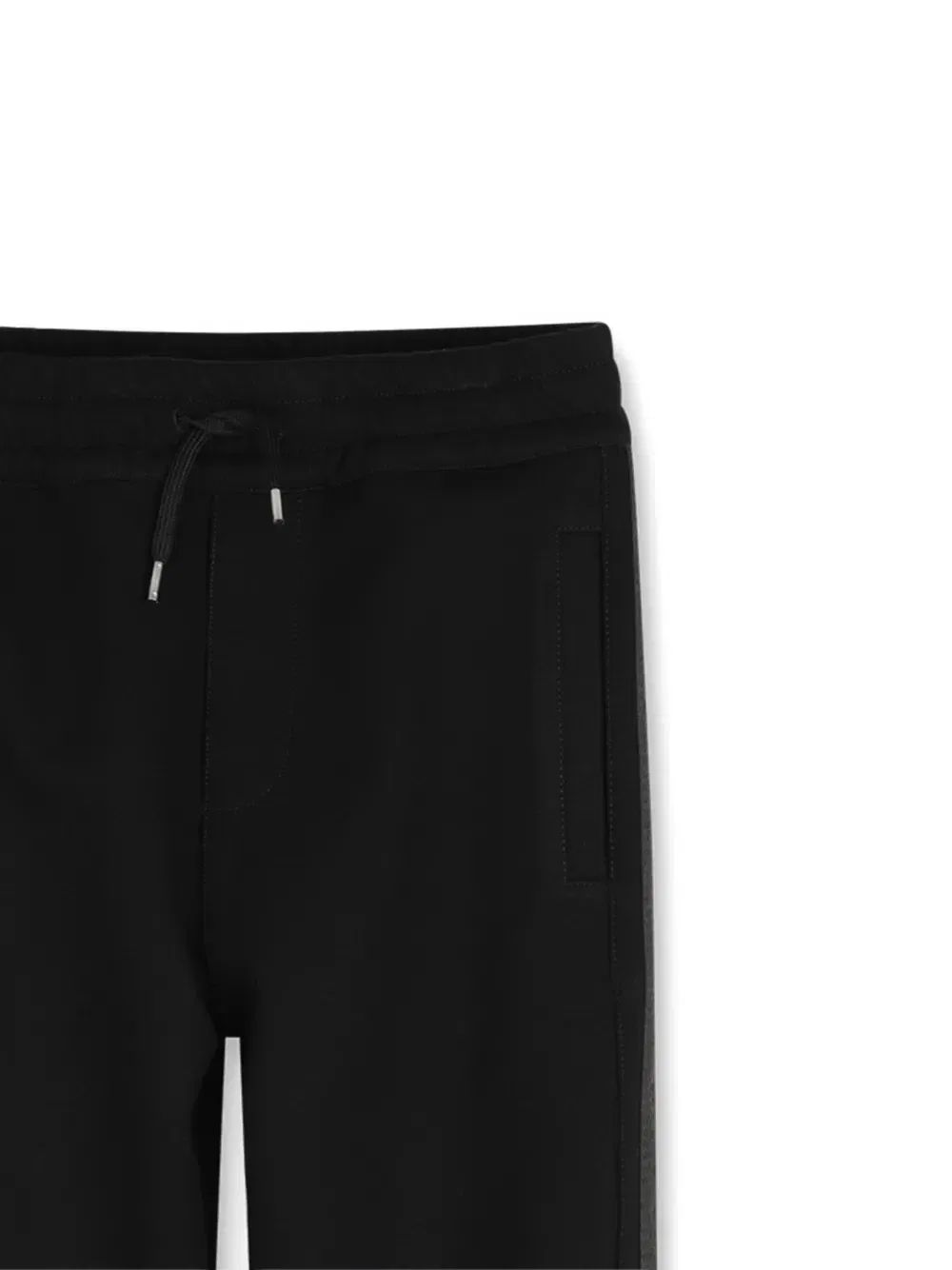 Спортивные брюки с боковыми полосками Lanvin Enfant, черный — фото 3