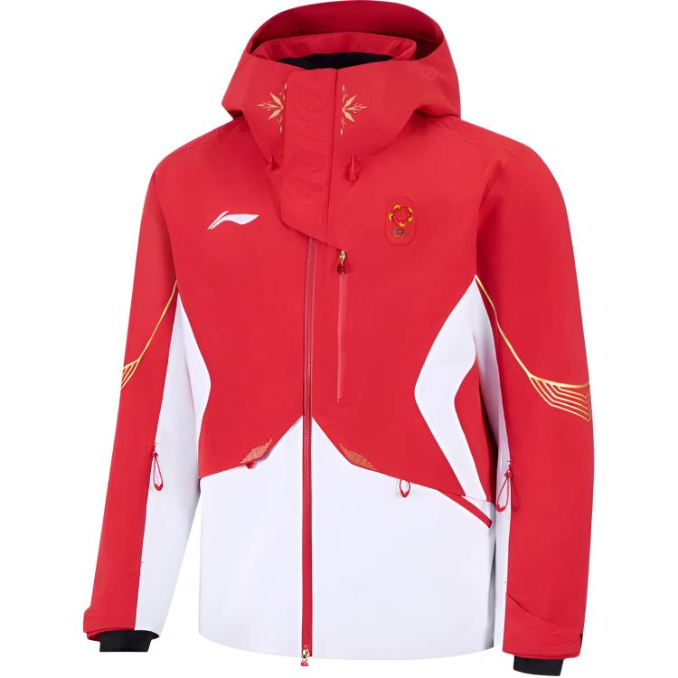 

Куртка Li-Ning мужская красная с капюшоном Moderate Others