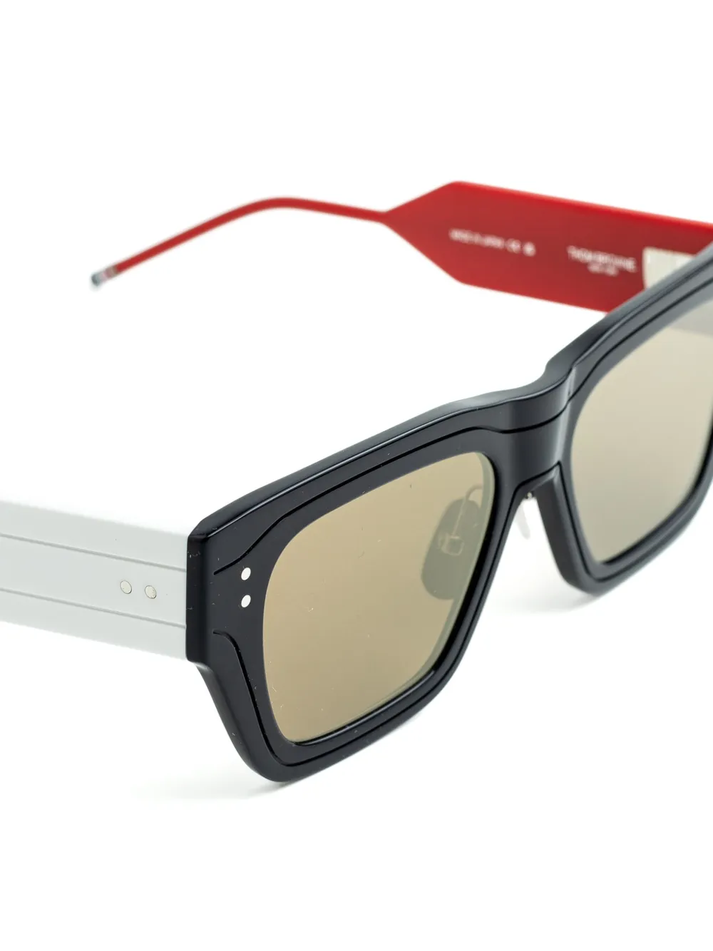 

Солнцезащитные очки в квадратной оправе Thom Browne Eyewear, черный