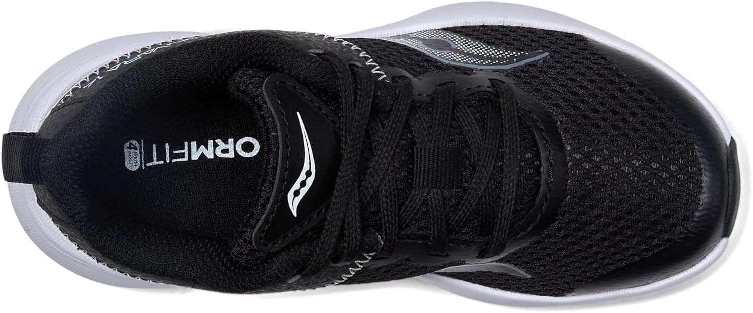 Детские кроссовки Saucony Kinvara 14 унисекс от шнуровки до носка, черный — фото 2