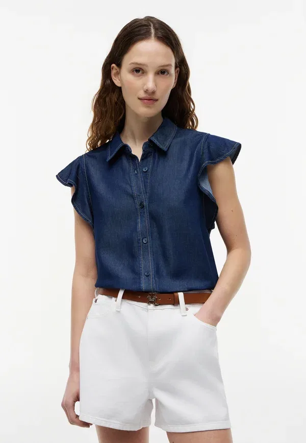 Блуза Tommy Hilfiger Volant, лен