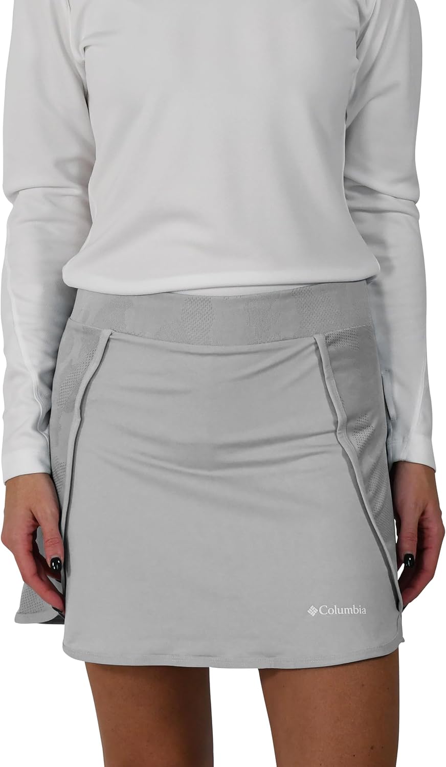 

Женская юбка-шорты Columbia Golf Omni-Wick для женщин, Cool Grey