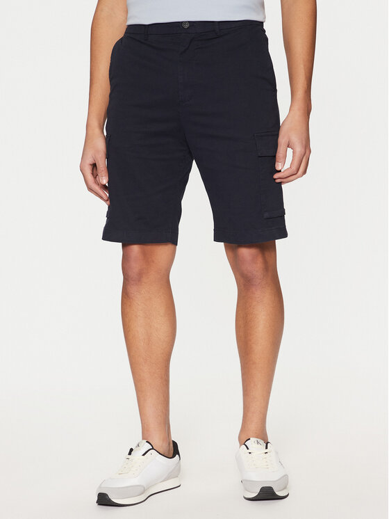 

Шорты из ткани обычного кроя Modern Twill K10K114067 Calvin Klein, синий