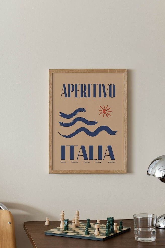 

Плакат аперитива Postery, 30x40 см, коричневый
