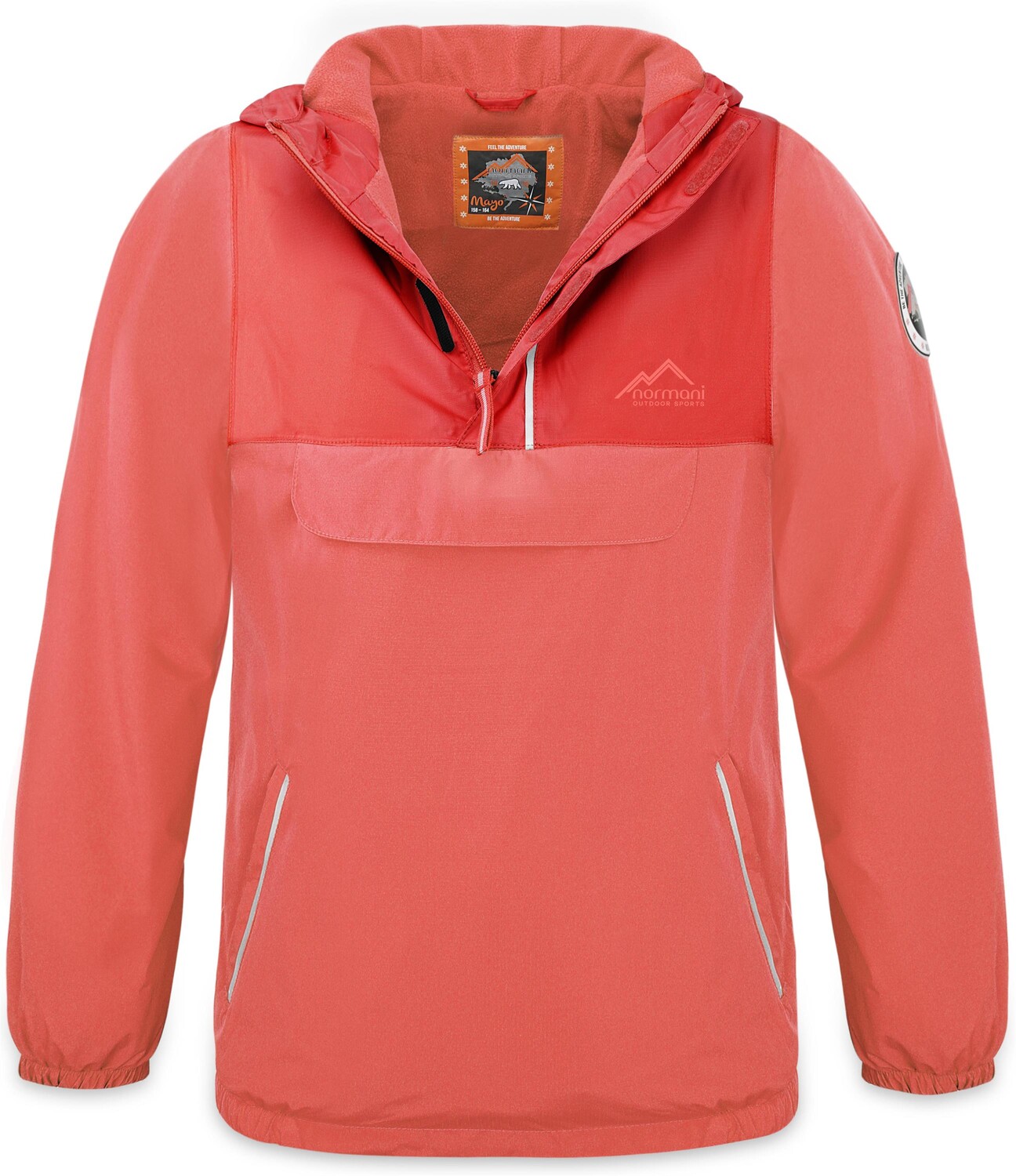 Функциональная куртка Normani Outdoor Sports Kinder Windbreaker Mayo, цвет Coral — фото 3