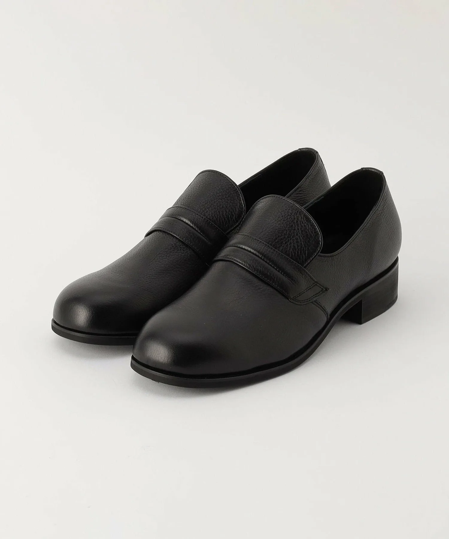Кожаные лоферы Monkey Time Beauty&Youth United Arrows, Black — фото 2