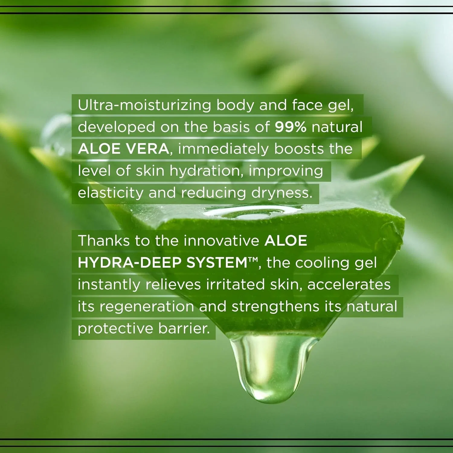 Ультраувлажняющий гель для лица и тела EVELINE COSMETICS Natural Aloe Vera, 200 мл Eveline Cosmetics — фото 3