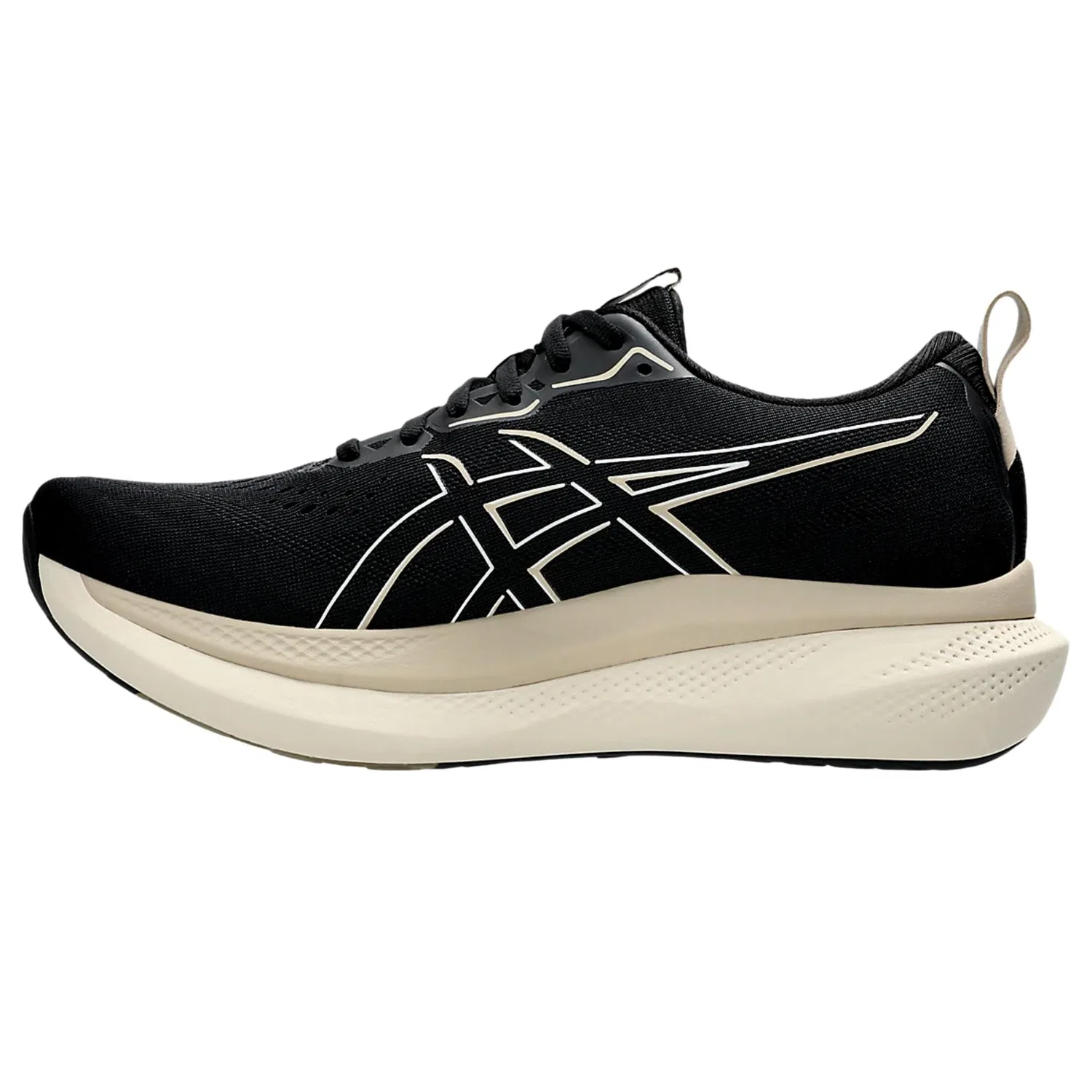 Кроссовки Asics Glideride Max Black / Oatmeal 1011B891-001, мужские — фото 2