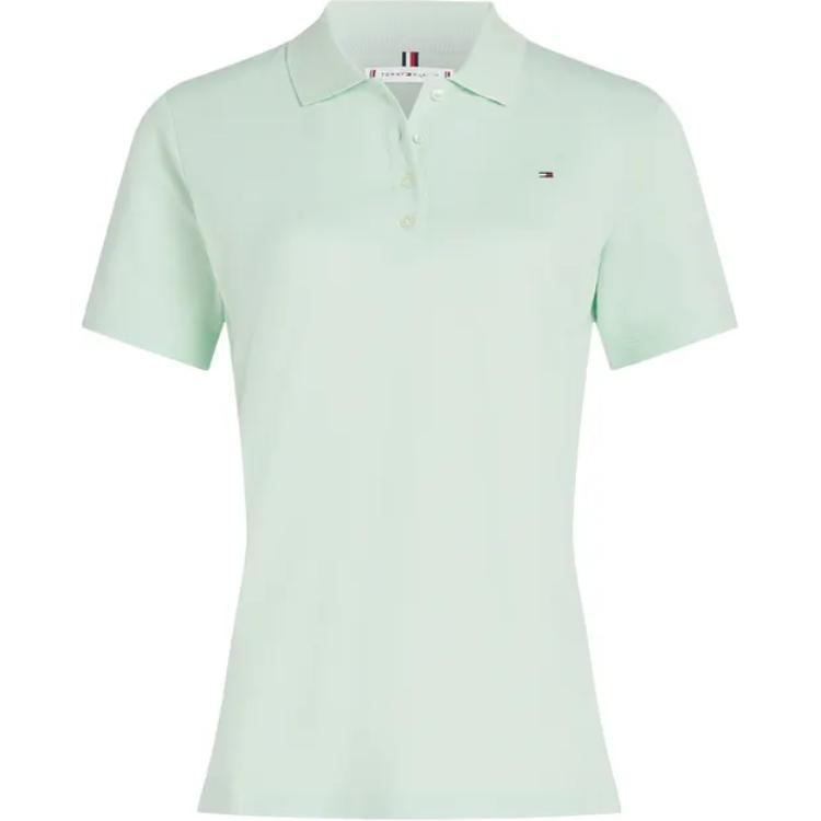 

Поло с вышитым логотипом Tommy Hilfiger, светло-зеленый