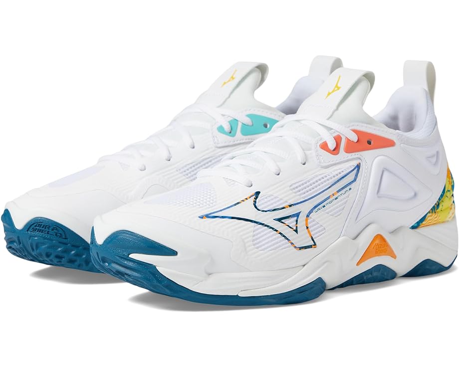 

Кроссовки Mizuno Wave Momentum 3, цвет White/Moroccan Blue