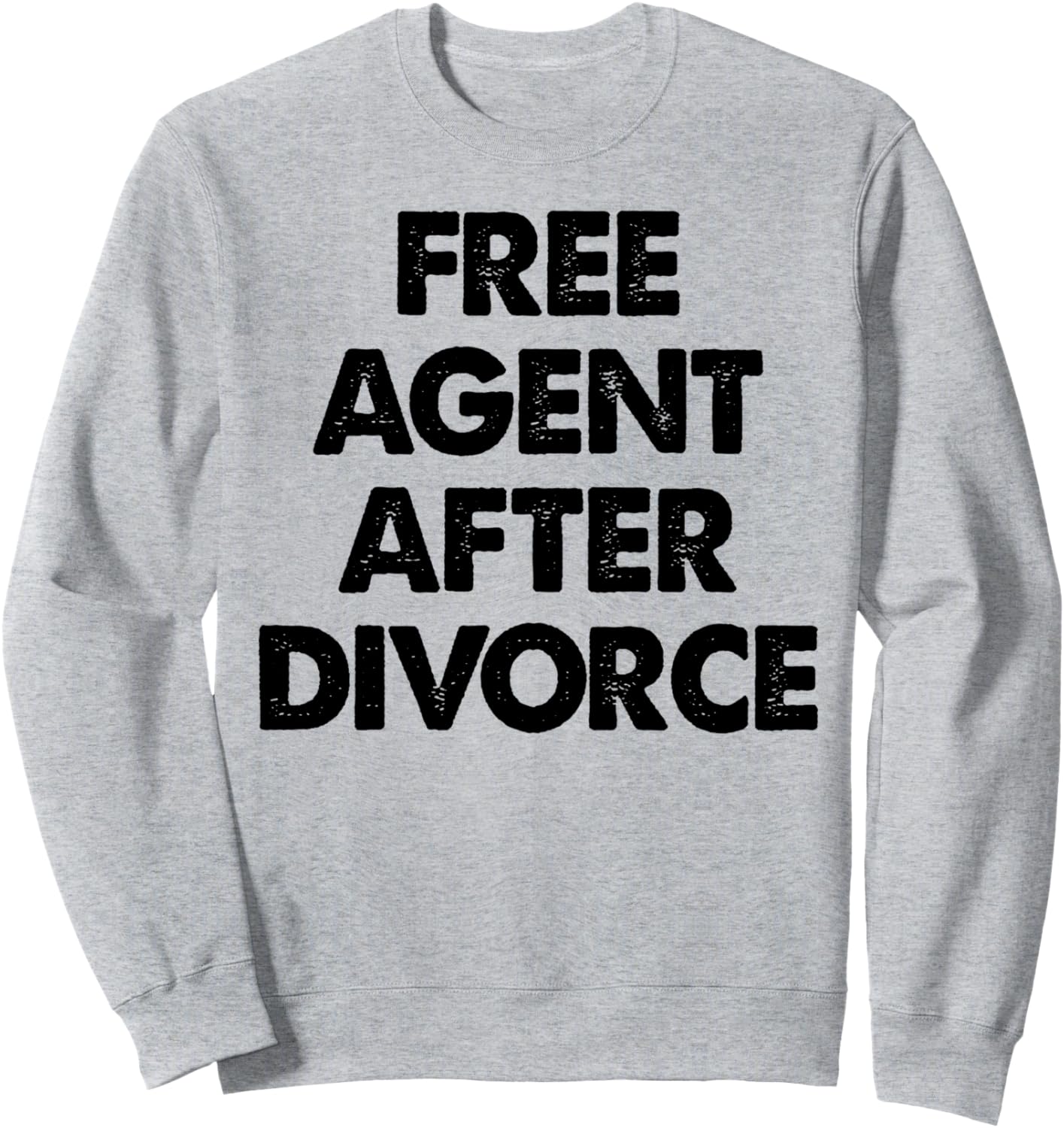 

Смешная толстовка на тему развода и статуса свободного агента Divorce Marriage Separation Single, серый