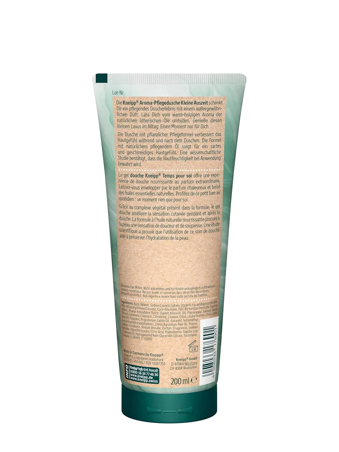 Ароматический гель для душа Kneipp «Маленький перерыв» с сандалом и пачули, 200 мл (3 шт.) Kneipp, Multicoloured — фото 2
