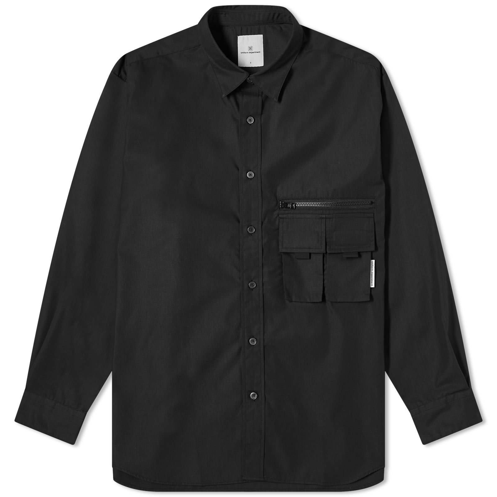 

Рубашка Uniform Experiment Weather Field Long Sleeve Shirt, черный