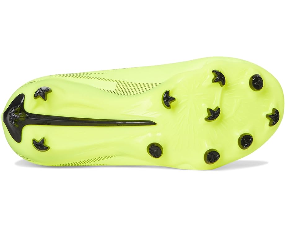 Детские бутсы Puma Ultra 6 Play Firm/Artificial Ground (маленькие/большие дети) PUMA Kids, Yellow Alert/Black/Glowing Red/Lime Squeeze — фото 3