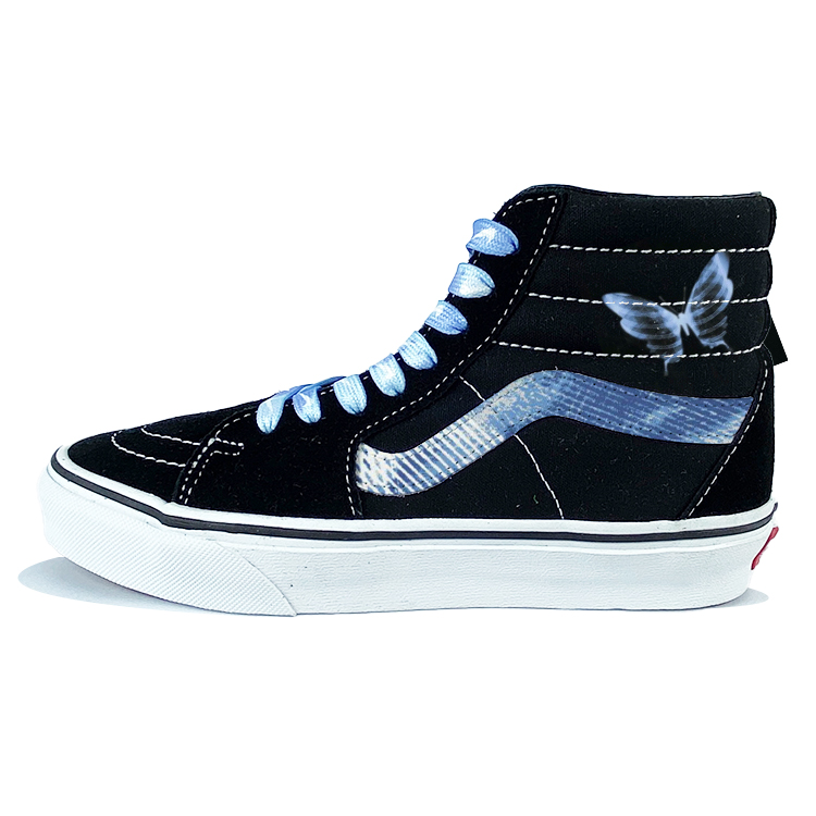 SK8 Скейтбордические кеды женские высокие черный/белый Vans