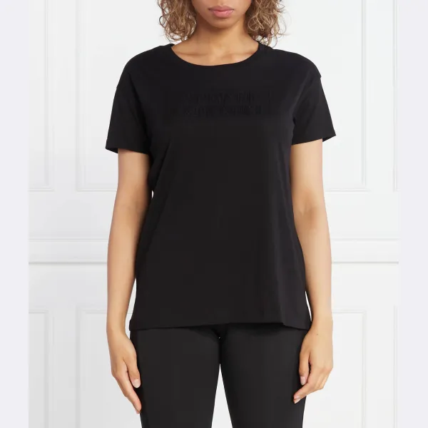 

Футболка стандартного кроя Armani Exchange, черный