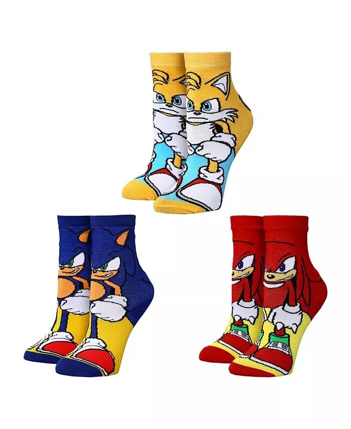 

Носки для мальчиков Characters Youth, 3 пары, 360, комплект Sonic The Hedgehog, мультиколор