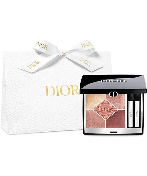 Палетка теней для век Dior 5 Couleurs с глиттером, 743 Rose Tulle