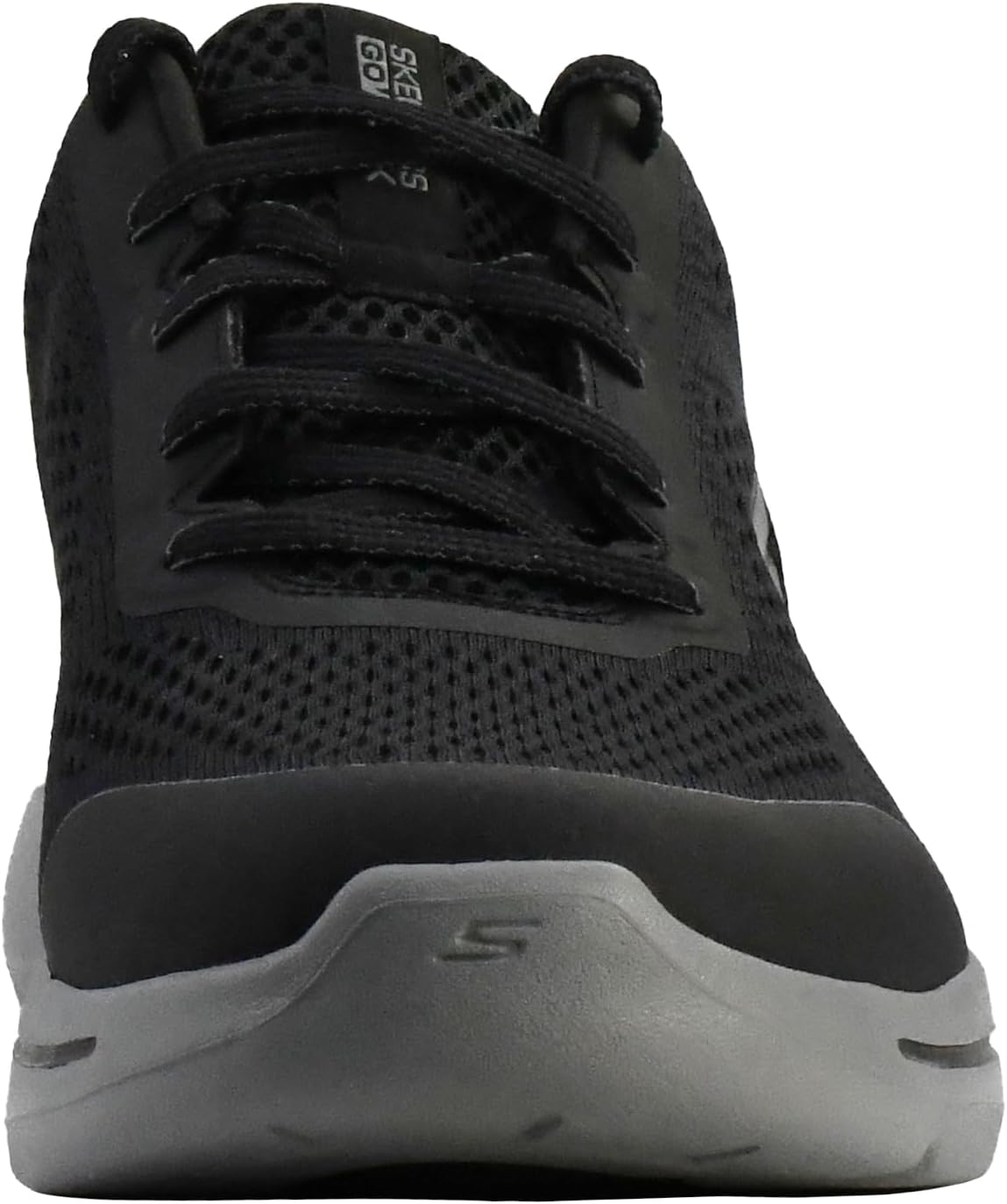 Мужские кроссовки для ходьбы Skechers Gowalk с поддержкой свода стопы, черный/серый — фото 3