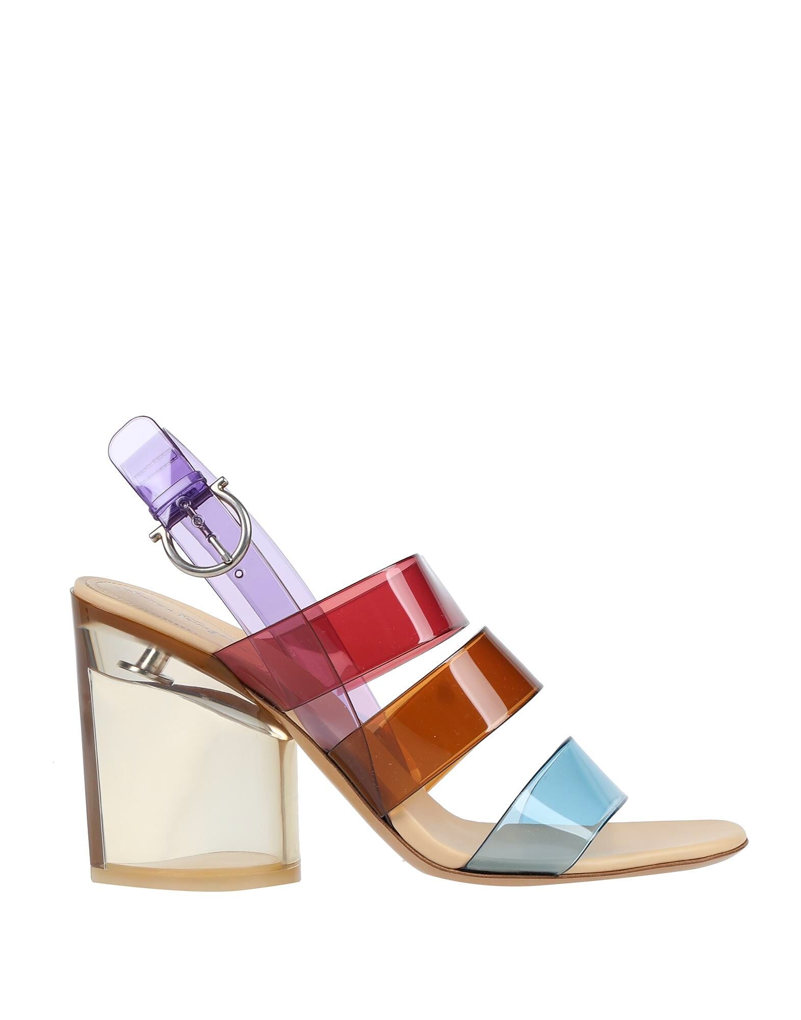 Сандалии Ferragamo, гранатовый