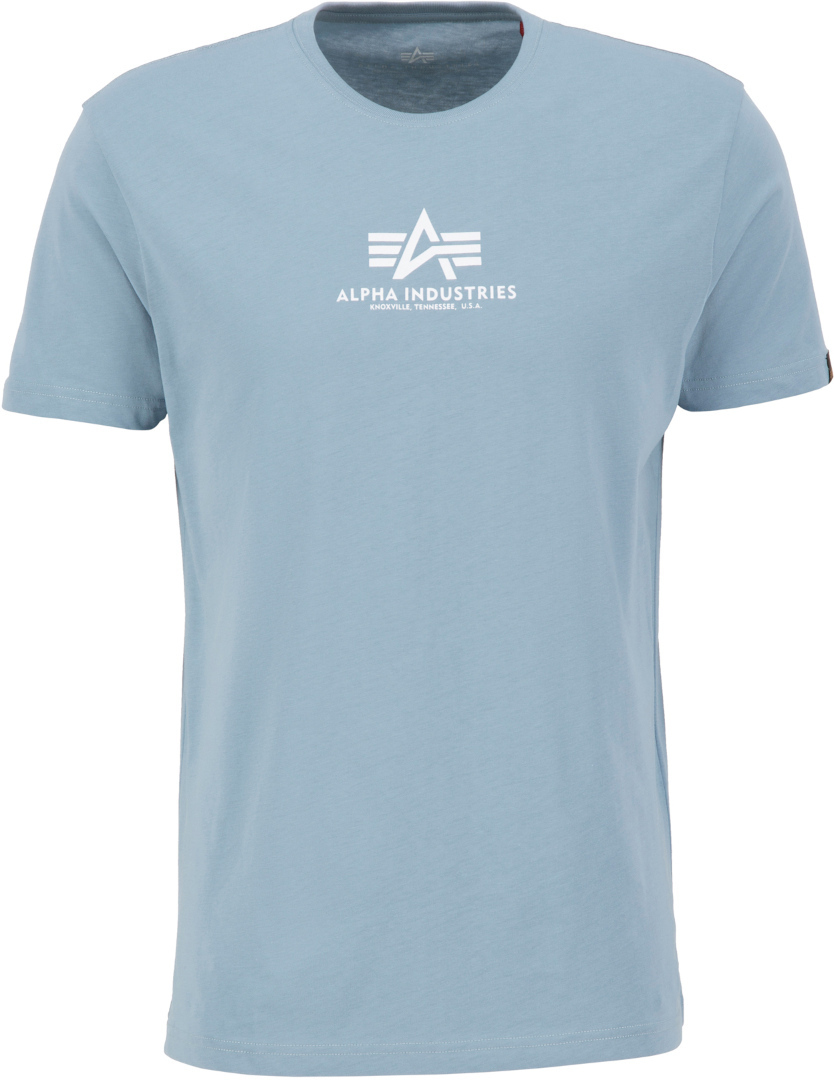 

Футболка Alpha Industries Basic ML T-Shirt, цвет Blue/Grey