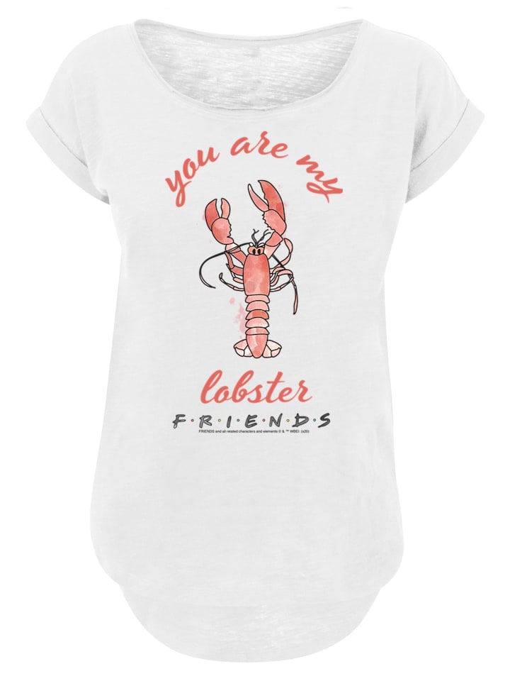 

Длинная футболка FRIENDS Lobster белого цвета F4NT4STIC, Белый, Длинная футболка FRIENDS Lobster белого цвета F4NT4STIC