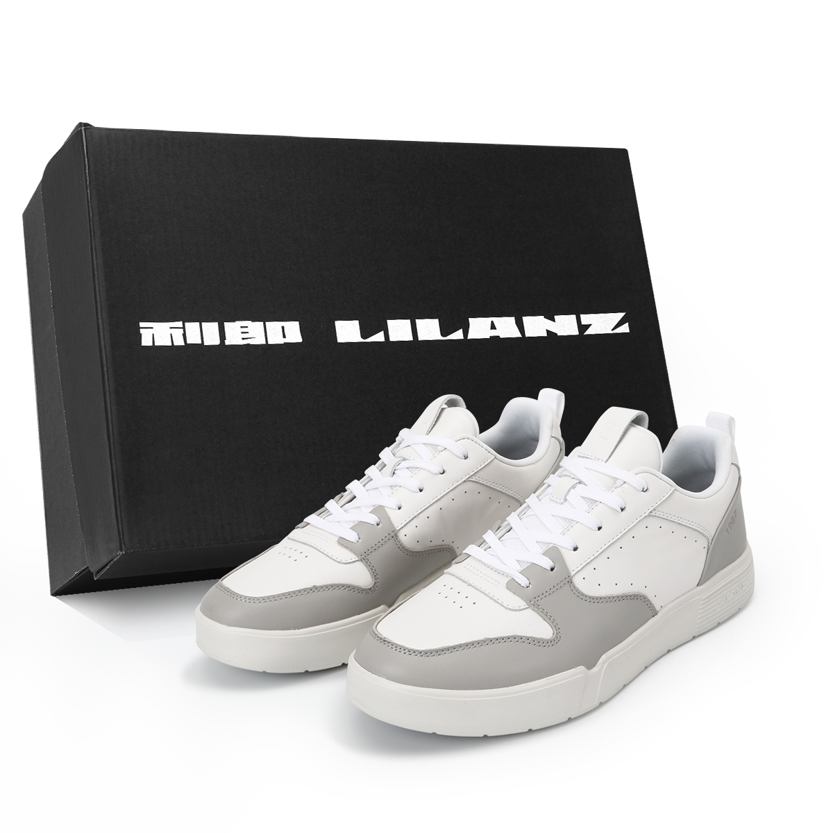 

Кроссовки Anti-Slip Wear-Resistant Low-Top Skateboard Shoes Men's LESS IS MORE, белый/серый