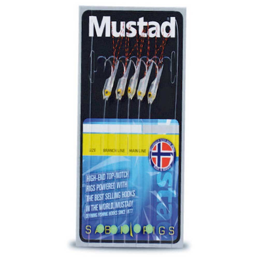 

Оснастки Mustad Teaser Rig 5 Hooks, серый