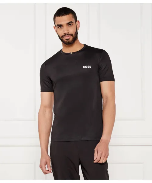 

Футболка с короткими рукавами Slim fit Boss Green, черный