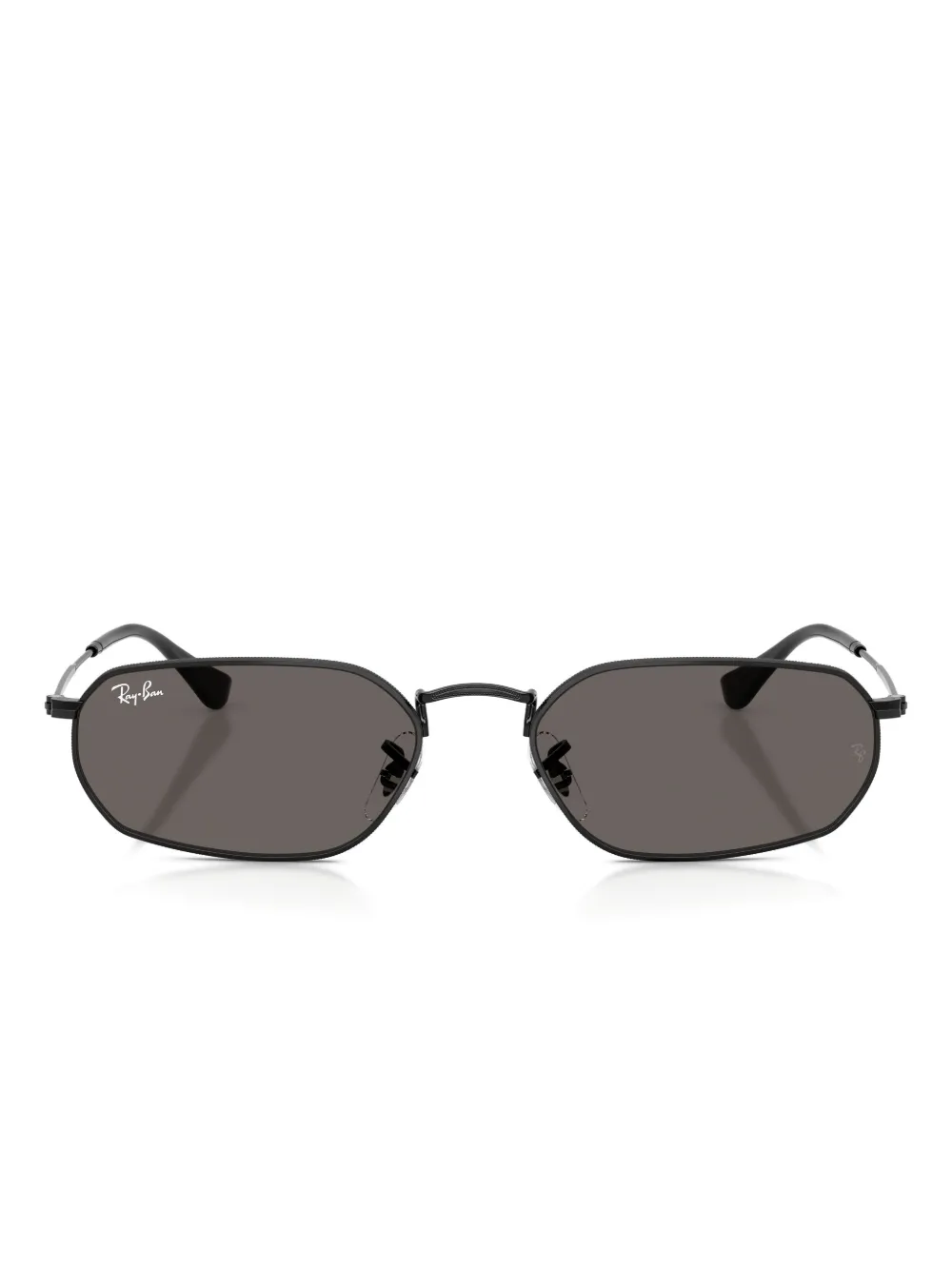 

Солнцезащитные очки в геометрической оправе Jim Ray-Ban, черный