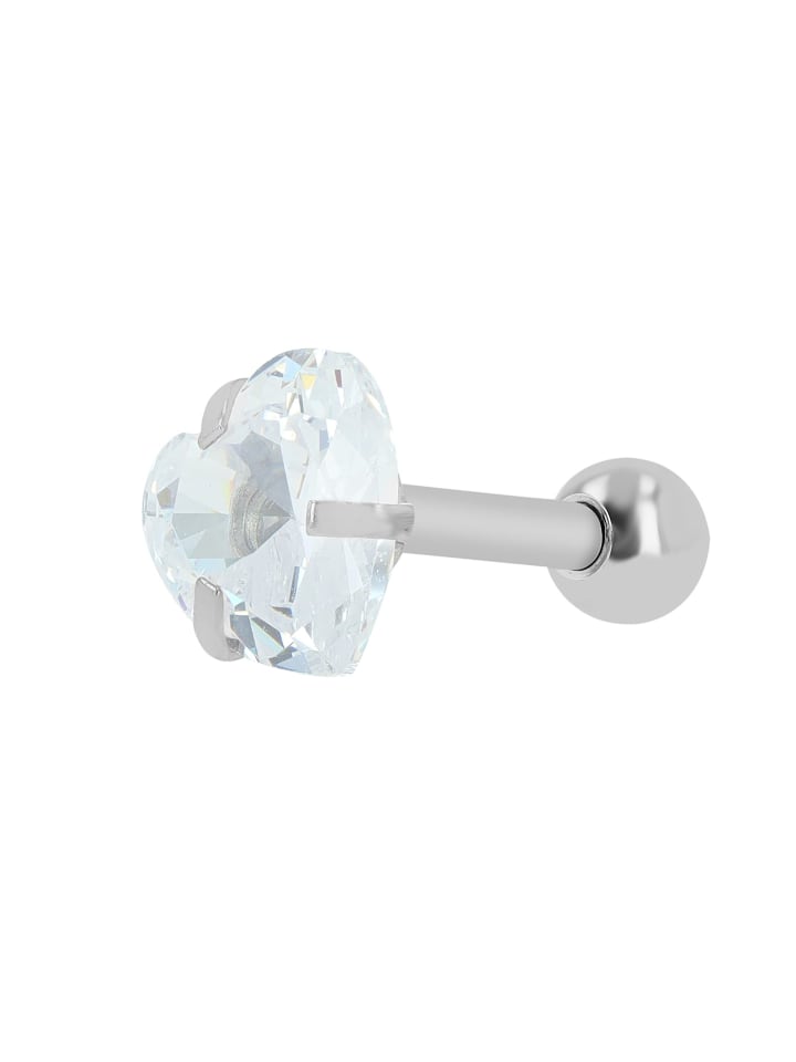 

Adeliás Женские серьги - Серьги-гвоздики из нержавеющей стали серебристого цвета