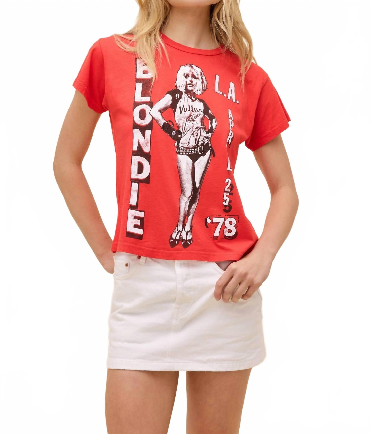 

DAYDREAMER Футболка Blondie La '78 Solo Girlfriend Baby Tee оранжевого цвета, Оранжевый, DAYDREAMER Футболка Blondie La '78 Solo Girlfriend Baby Tee оранжевого цвета