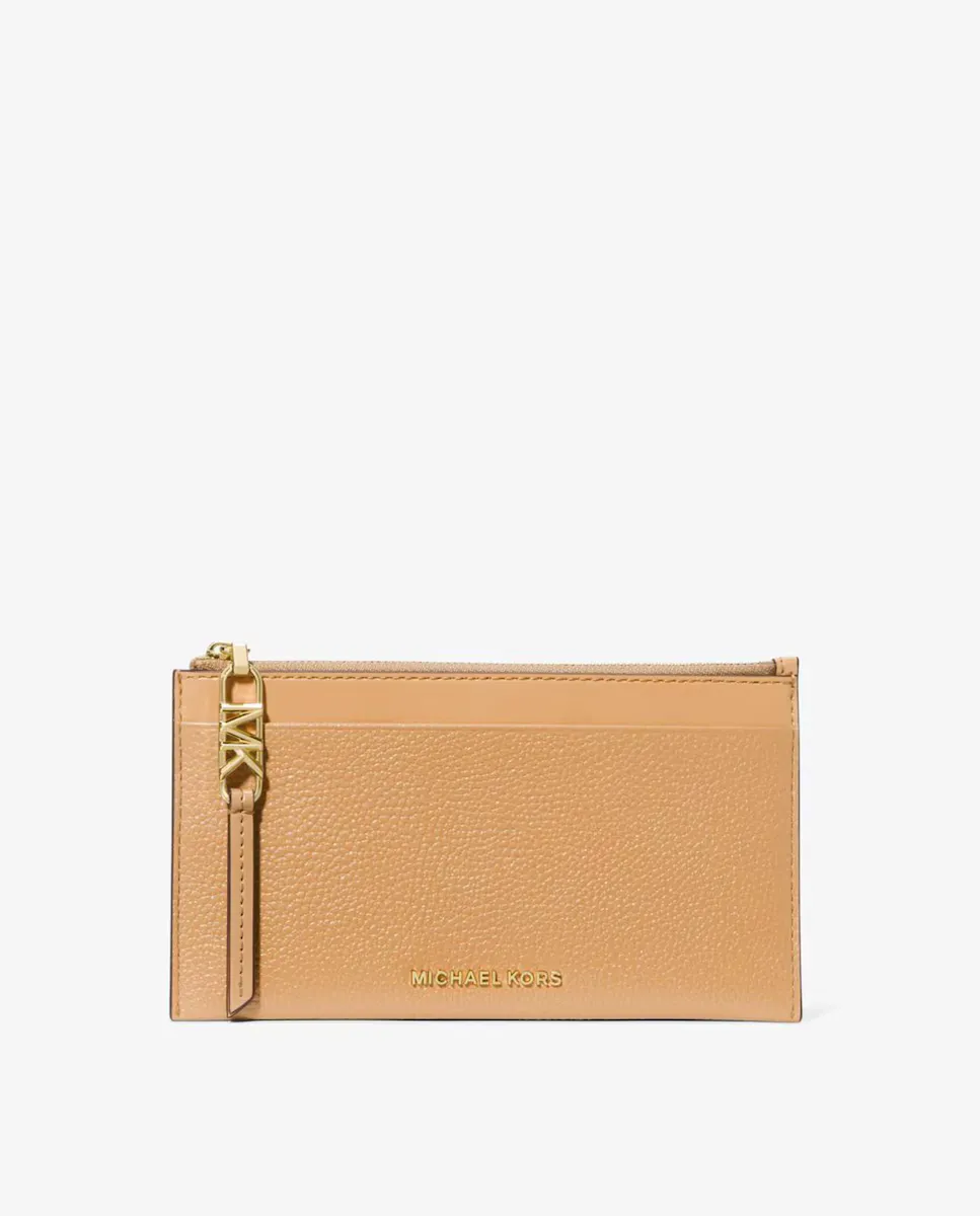 

Женская визитница из зерненой кожи Michael Michael Kors, бежевый